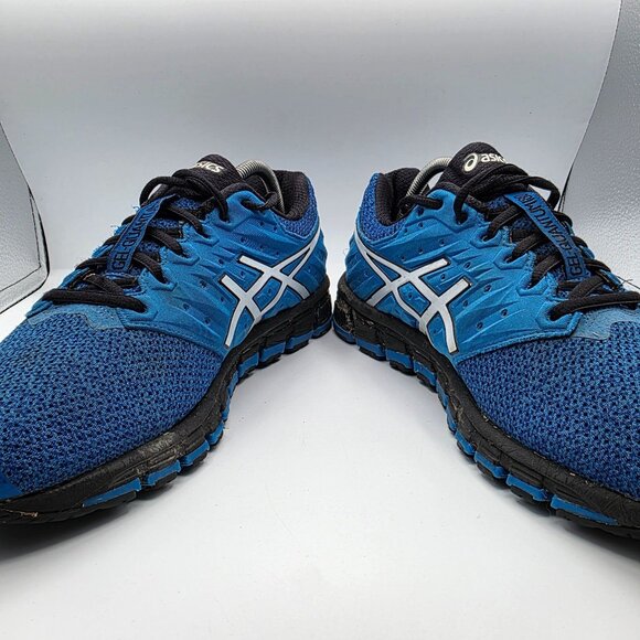 Asics Gel Quantum 180 Mens Size 10.5 Blue Black Running Shoes Athletic T837N main image 6